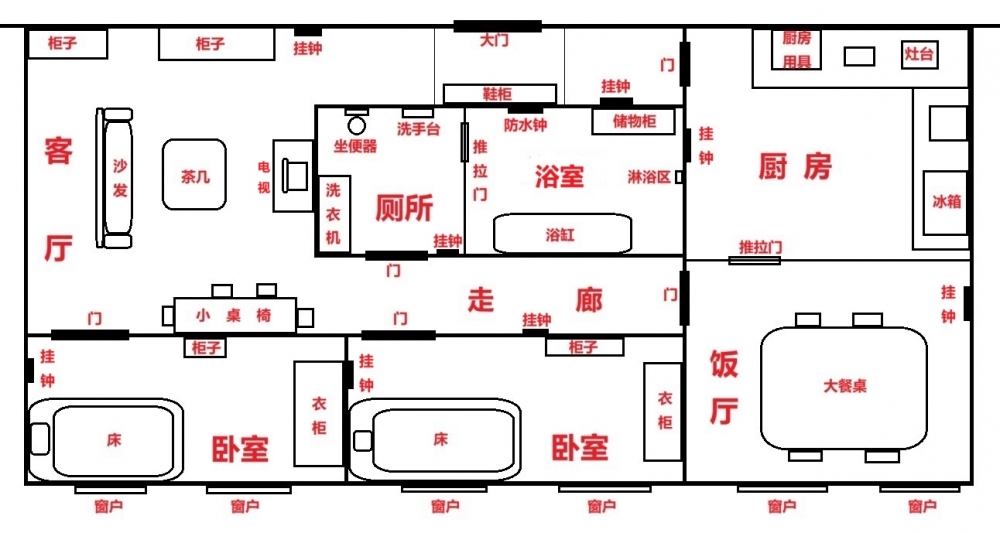 阵羊公寓109室