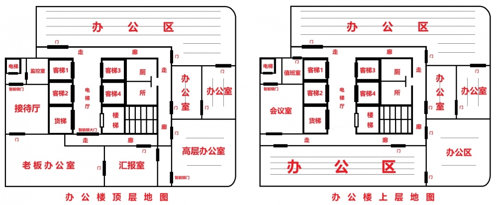 丹素公司上层区域地图