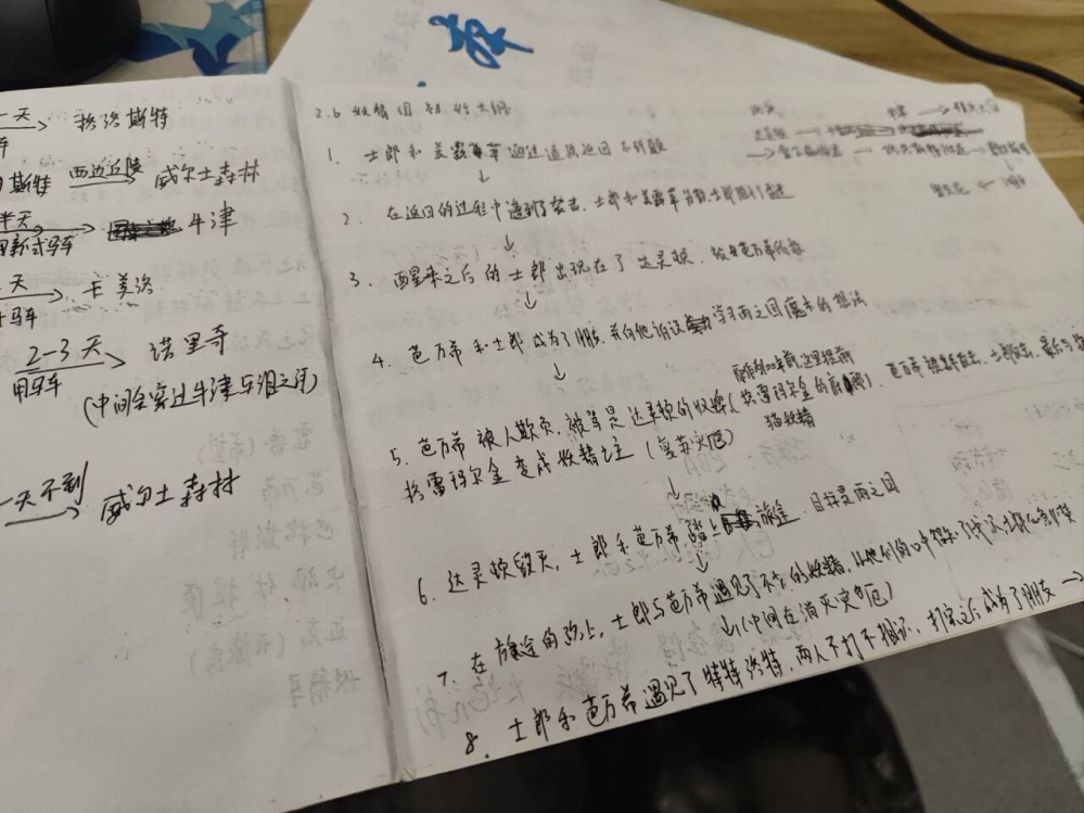 字迹较差